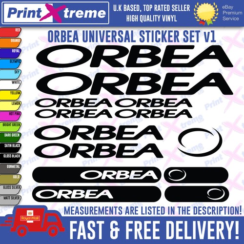 Orbea bikes decal stickers - orbea,
