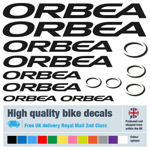 Orbea bike decal labels with - orbea,